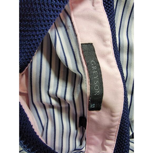 Greyson Men's Blue Polo Shirt - XL - Picture 5 of 7